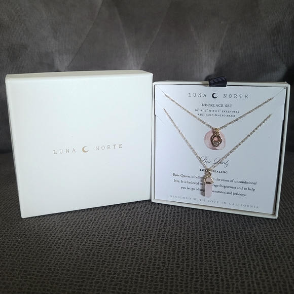 Luna🌙 Norte Double✌️ Necklace Set - - Picture 2 of 11